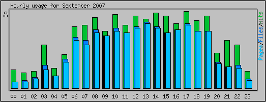 Hourly usage