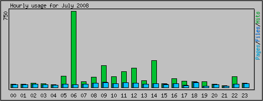 Hourly usage