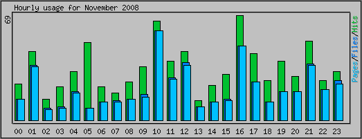 Hourly usage