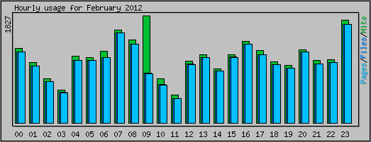 Hourly usage