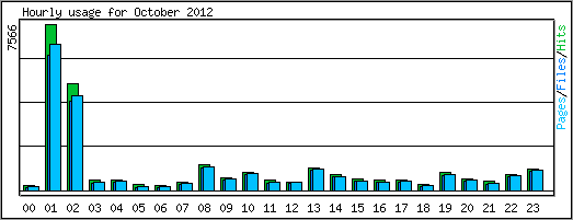 Hourly usage