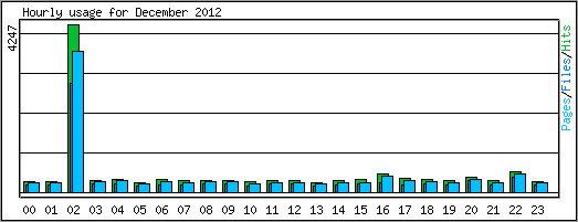 Hourly usage
