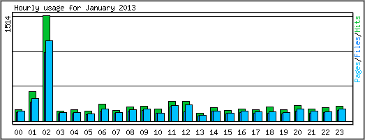 Hourly usage