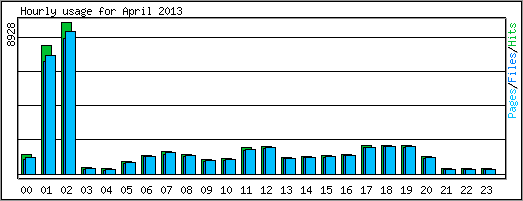 Hourly usage