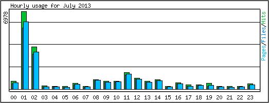 Hourly usage