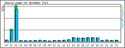 Hourly usage