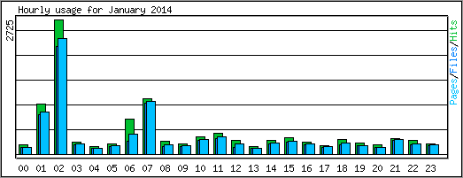 Hourly usage