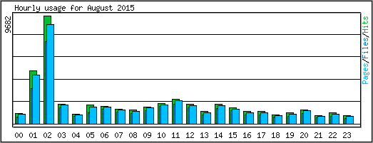 Hourly usage