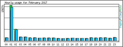 Hourly usage