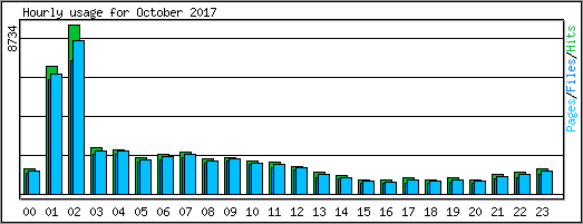 Hourly usage